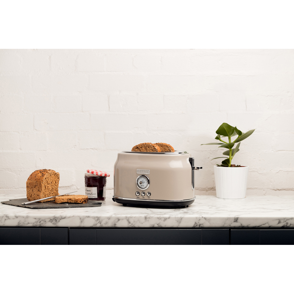 Model HAD206558 z kolekcji DORSET to dwuszczelinowy toster ze stali nierdzewnej idealnie sprawdzi się do przygotowania idealnego, angielskiego śniadania dla singla lub większej ilości osób.