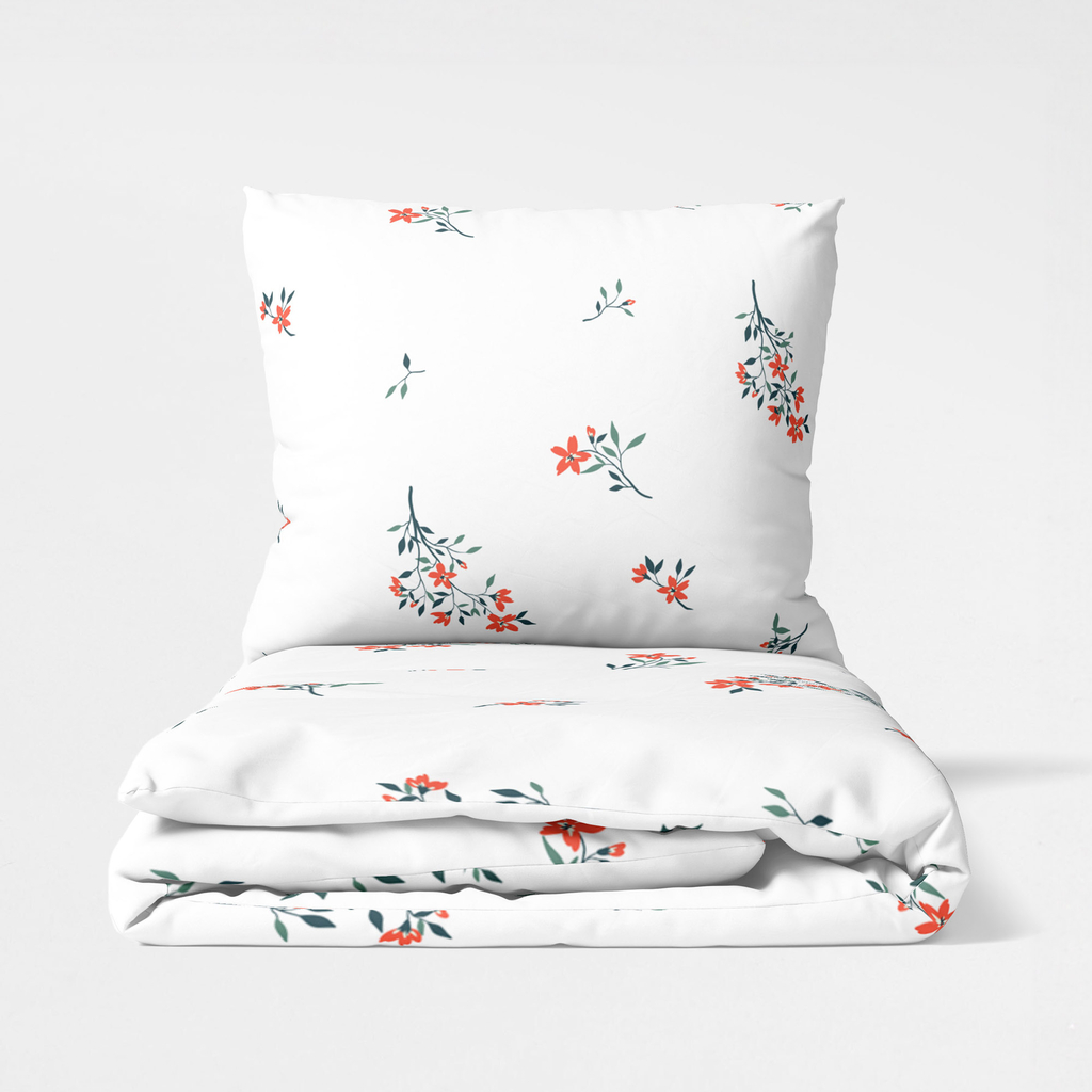 Bavlnená kvetinová posteľná bielizeň COTTAGE HOME 160x200 cm