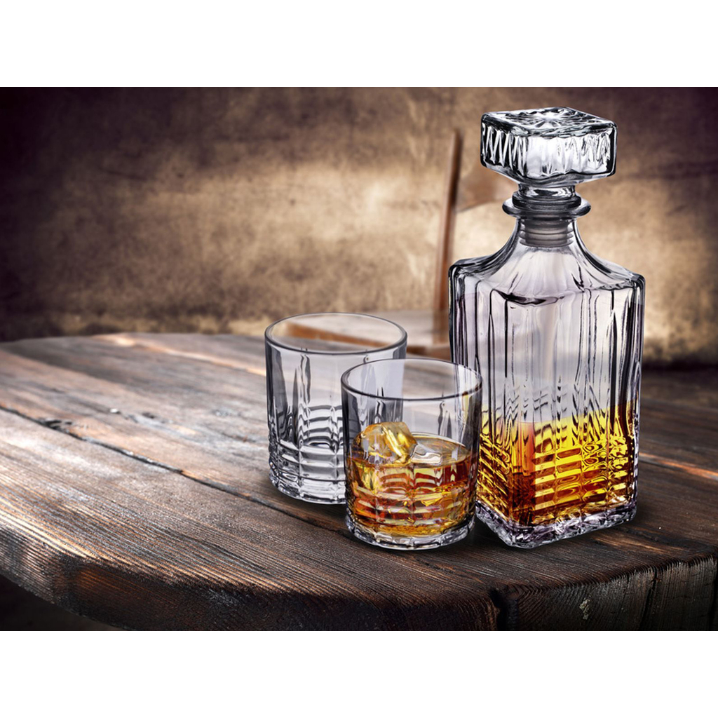 Sada karafa na whisky MUSCAT + 4 poháre