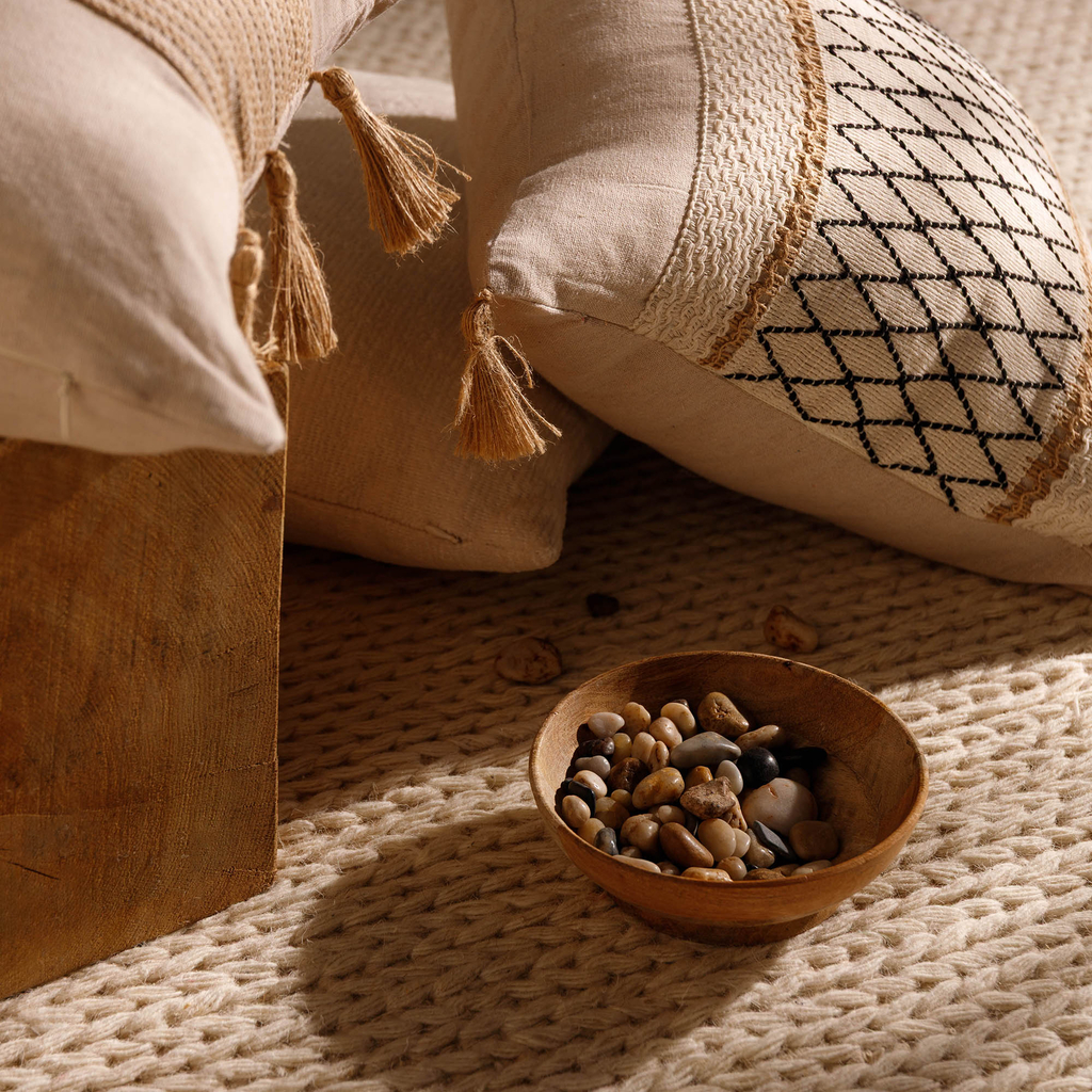 Dekoračná obliečka na vankúš v kosoštvorcoch LESA 45x45 cm