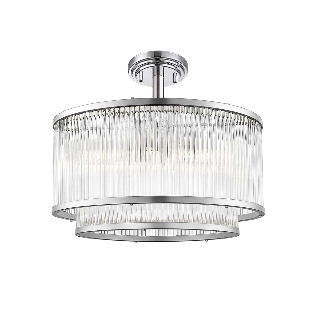 Stropné svietidlo chrómované 5xE14 SERGIO 41,5 cm