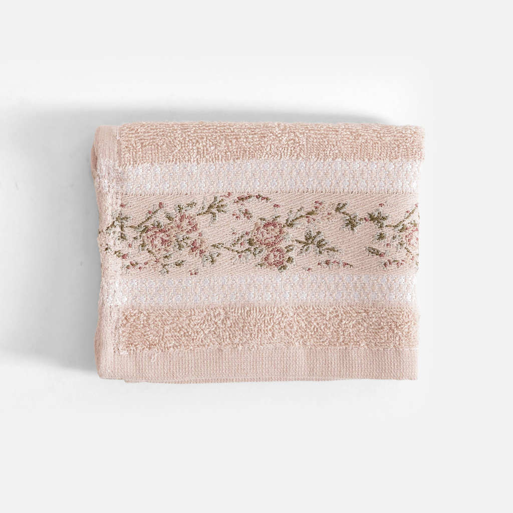Bavlnený uterák v púdrovo ružovej farbe PROVENCE 30x50 cm