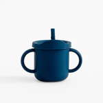 Detský silikónový pohár s vekom a rukoväťami MIX