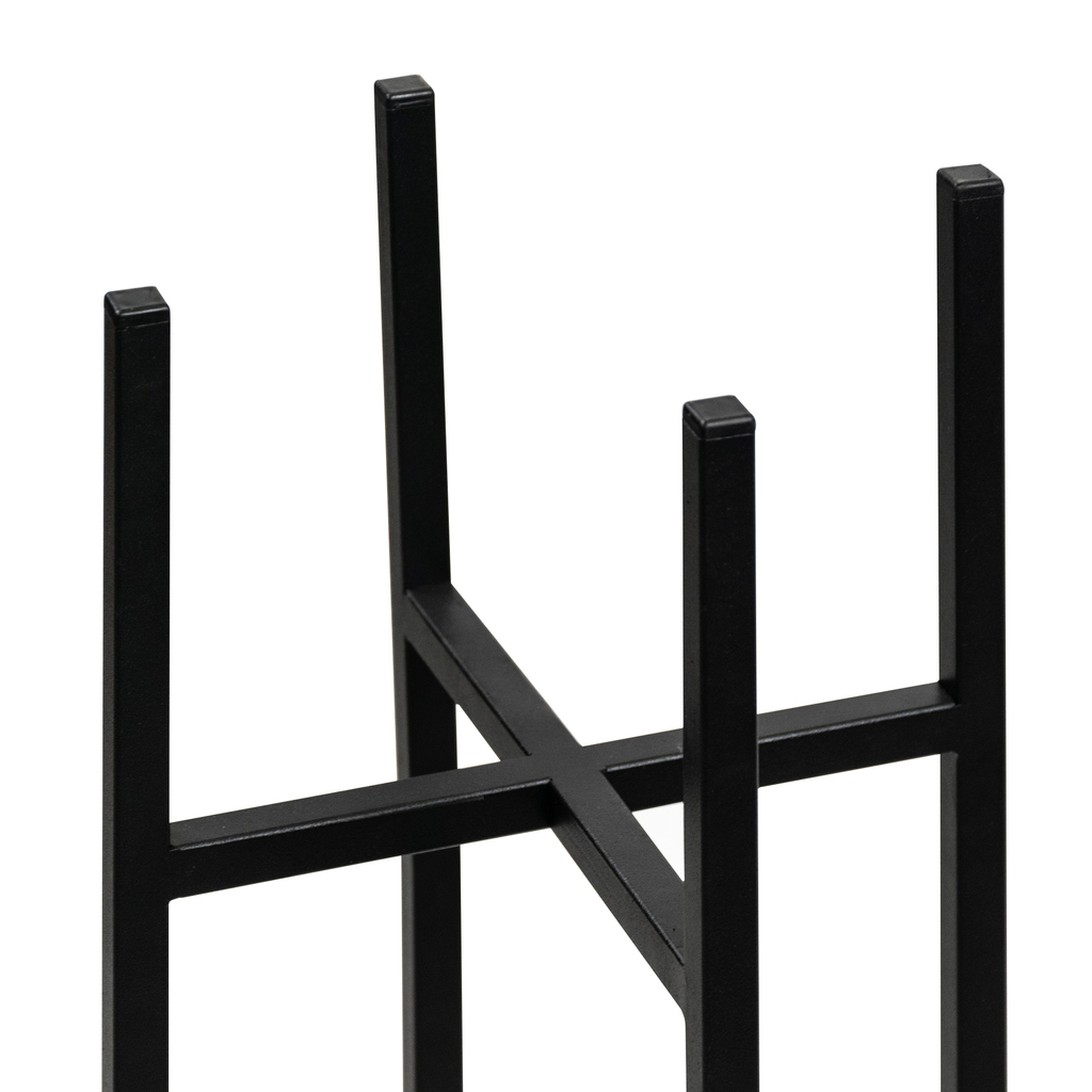 Kovový stojan na kvetináč ANGERS čierny