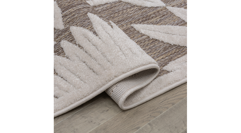 Vonkajší koberec s listovým vzorom BOLONIA 160x220 cm
