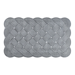 Gumená rohožka s prepletaným vzorom 45x75 cm