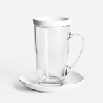 Hrnček s podšálkou a viečkom ALEX 400 ml