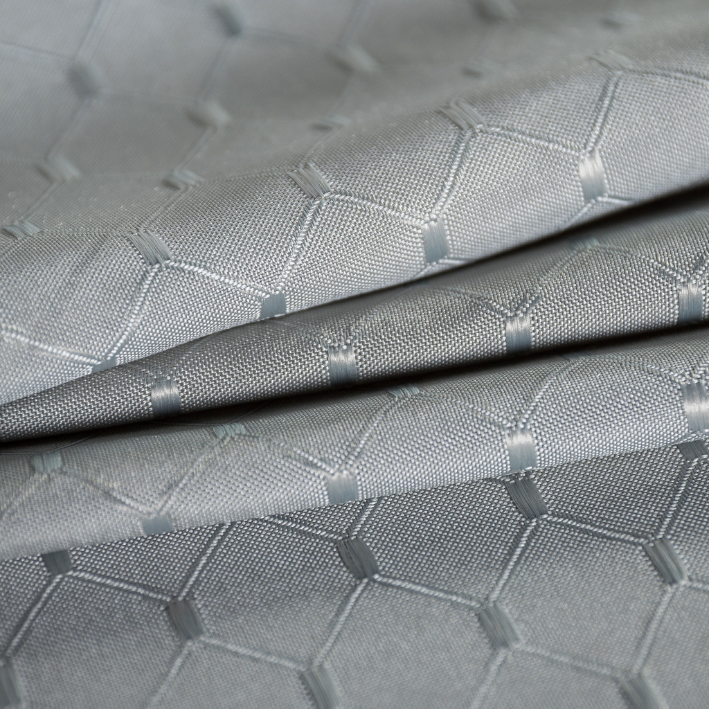 Geometrický obrus KLARA sivý 110x160 cm