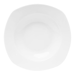 Porcelánový hlboký tanier QUADRO biely 22,9 x 21,4 cm
