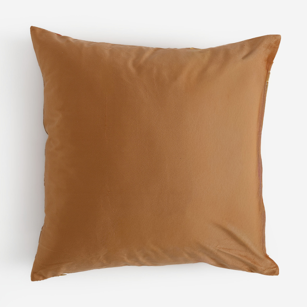 Dekoračná obliečka na vankúš svetlohnedo-zlatá TEMMES 45x45 cm