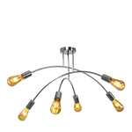 Stropné svietidlo KORTE 6 chróm