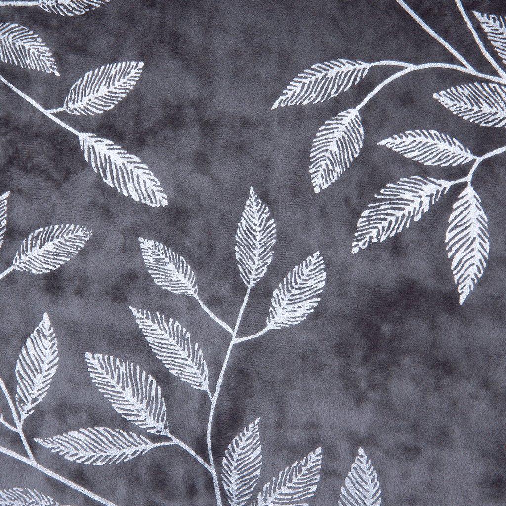 Dekoratívna obliečka na vankúš zamatová sivá MIRAGE 45x45 cm