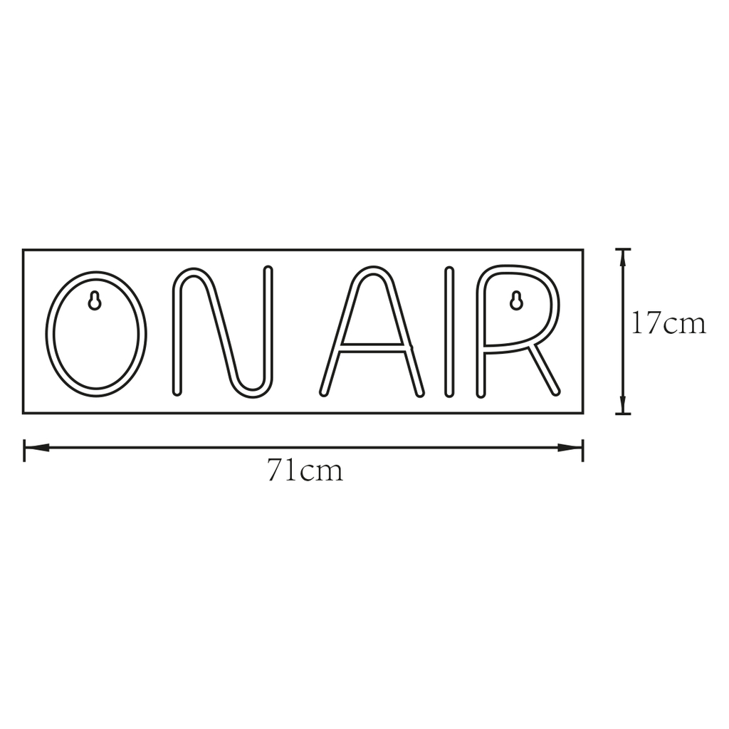 Dekoratívne svietidlo LED NEON ON AIR