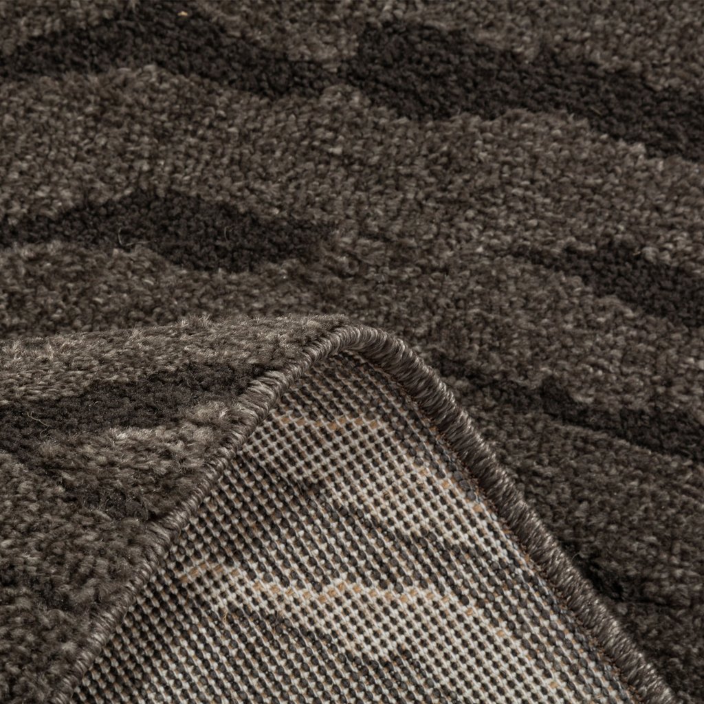 Moderný koberec čierny DEUS 80x150 cm