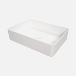 Keramické umývadlo na dosku biele SQUERE 50,5 cm