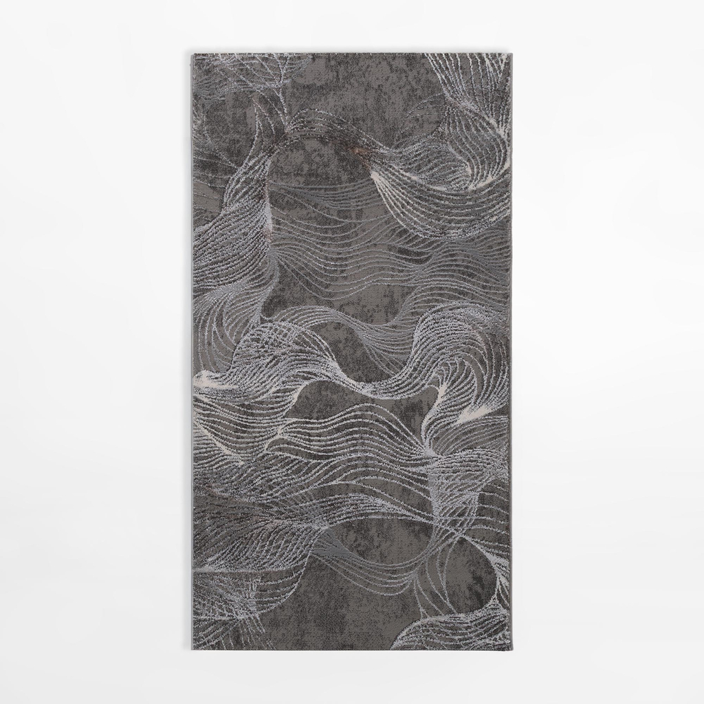 Koberec do obývacej izby SPAZZIO, sivý, 80x150 cm