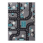 Sivý koberec ULICE 120x170 cm