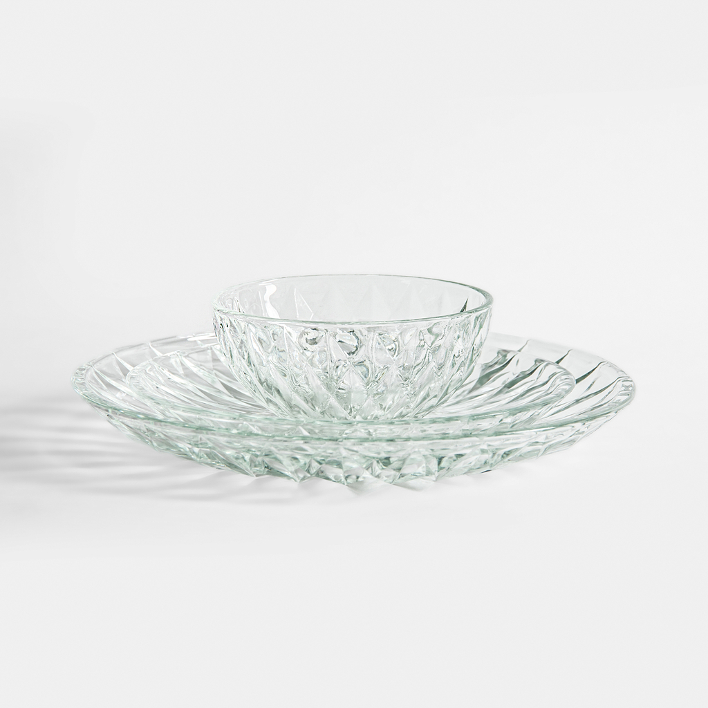 Sklenený tanier 20 cm