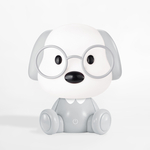 Nočná LED lampa sivá PES