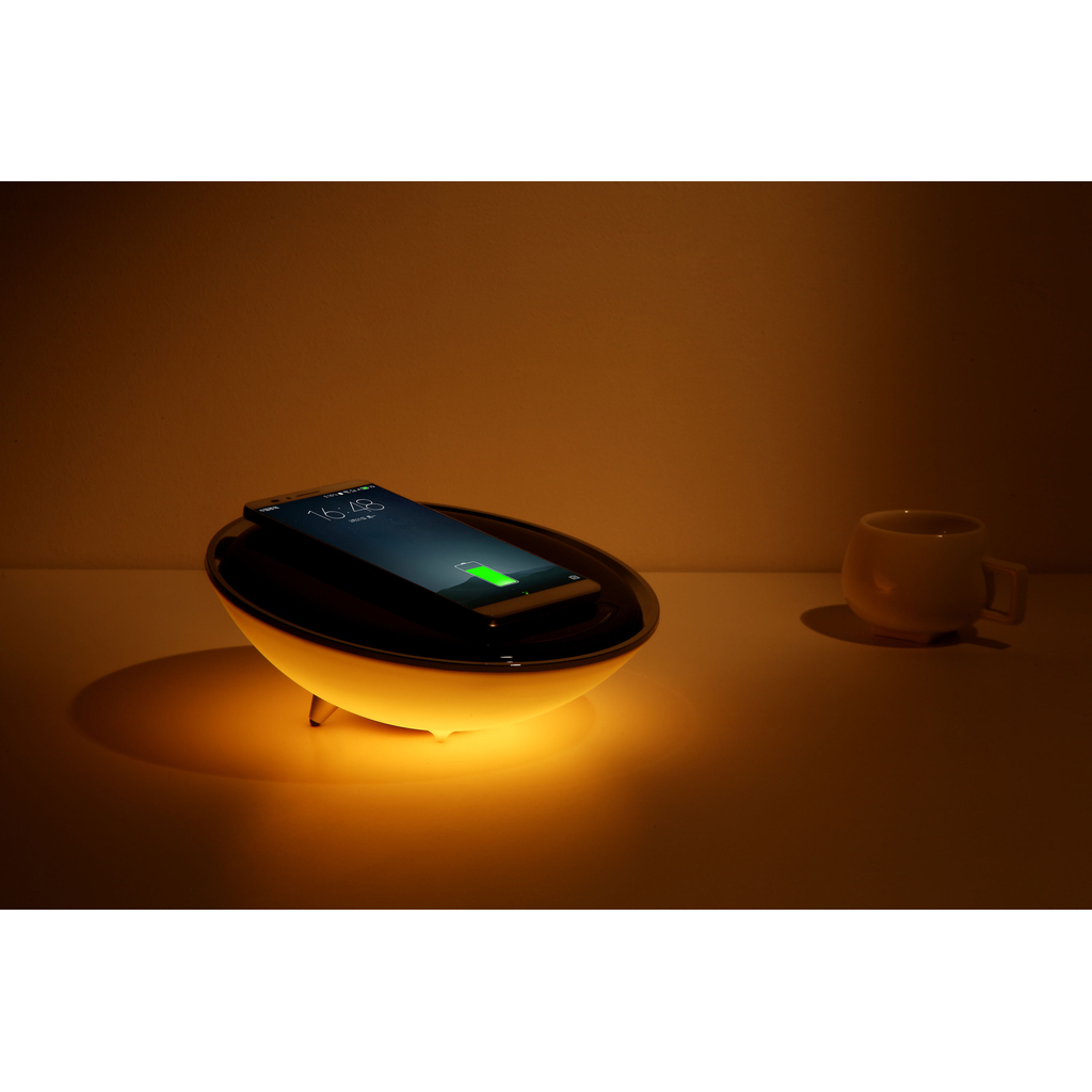 Nočná stolná lampa LED PDLU1 s nabíjačkou Qi