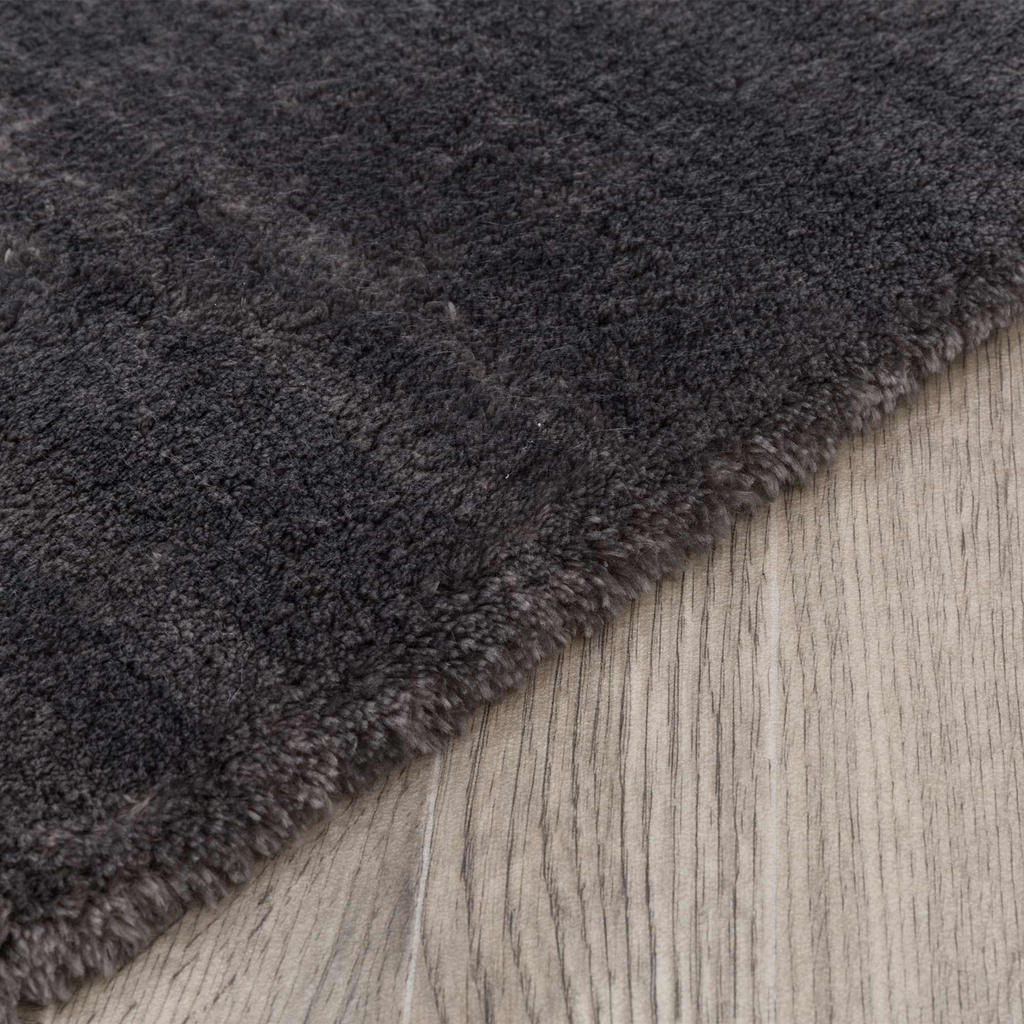 Koberec sivý kožušinka SITE 60 x 100 cm