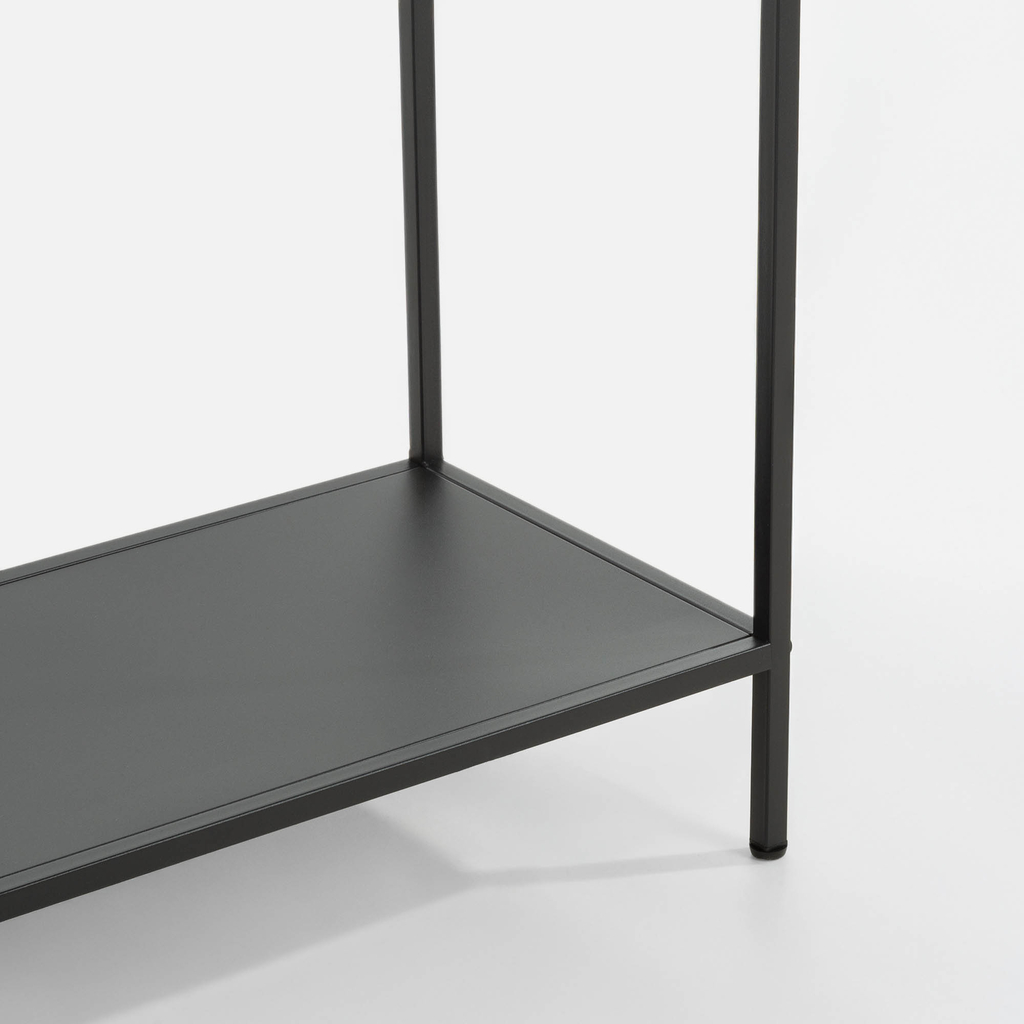 Čierna kovová konzola HOCCA