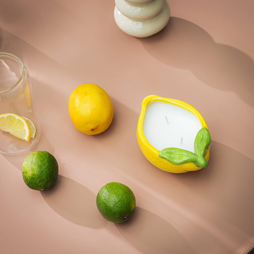 Sviečka vo kvetináči v tvare ovocia MIX