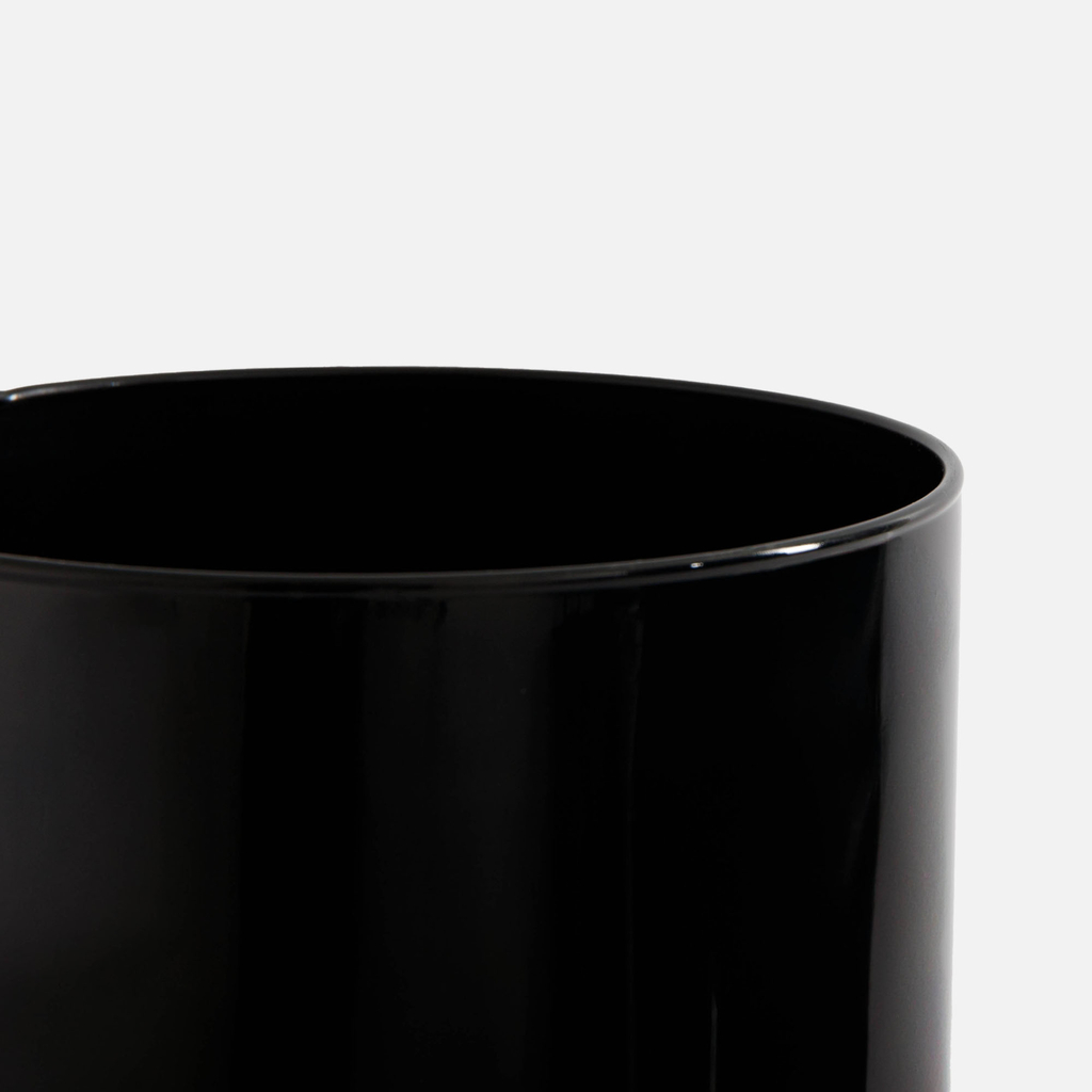 Sklenená váza čierna LUCA 29 cm