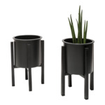 Sada 2 dekoratívnych obalov na 17 cm stojanoch