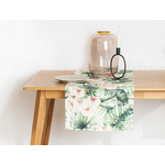 Obrus s listovým vzorom FLOWER 40x120 cm