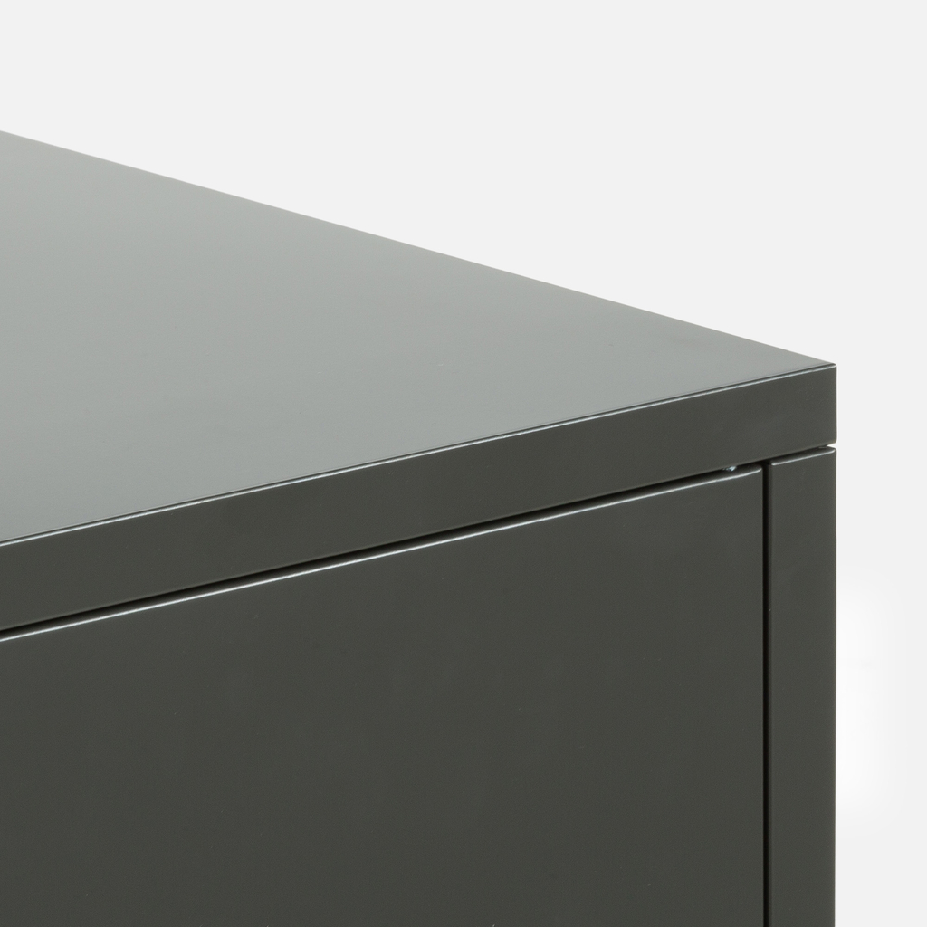 Kovová komoda čierna BLISFUL