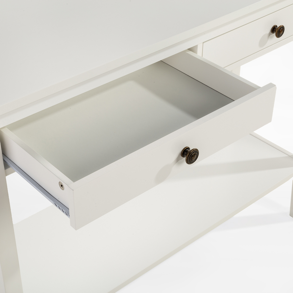 Konzola so zásuvkami SABINO biela