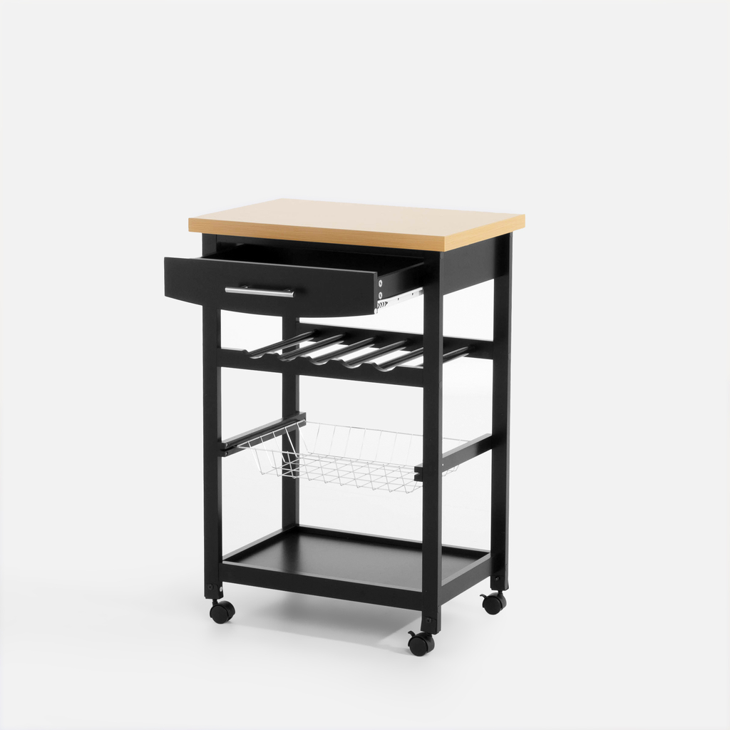 Kuchynský vozík na kolieskach PERUGIA