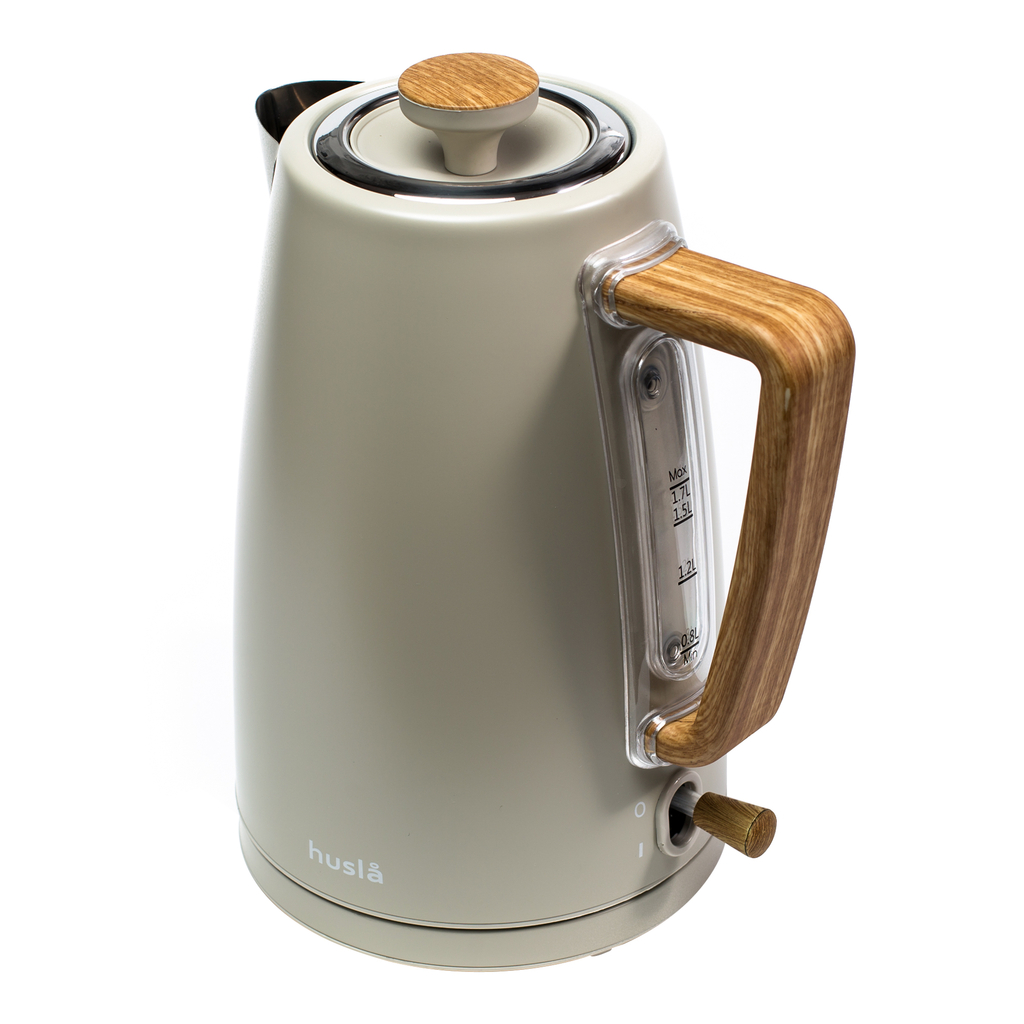 Rýchlovarná kanvica HUSLA SCANDIC, olivová 1,7 l