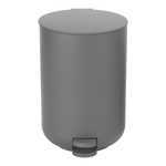 Odpadkový kôš s pedálom šedý matný 2,5l