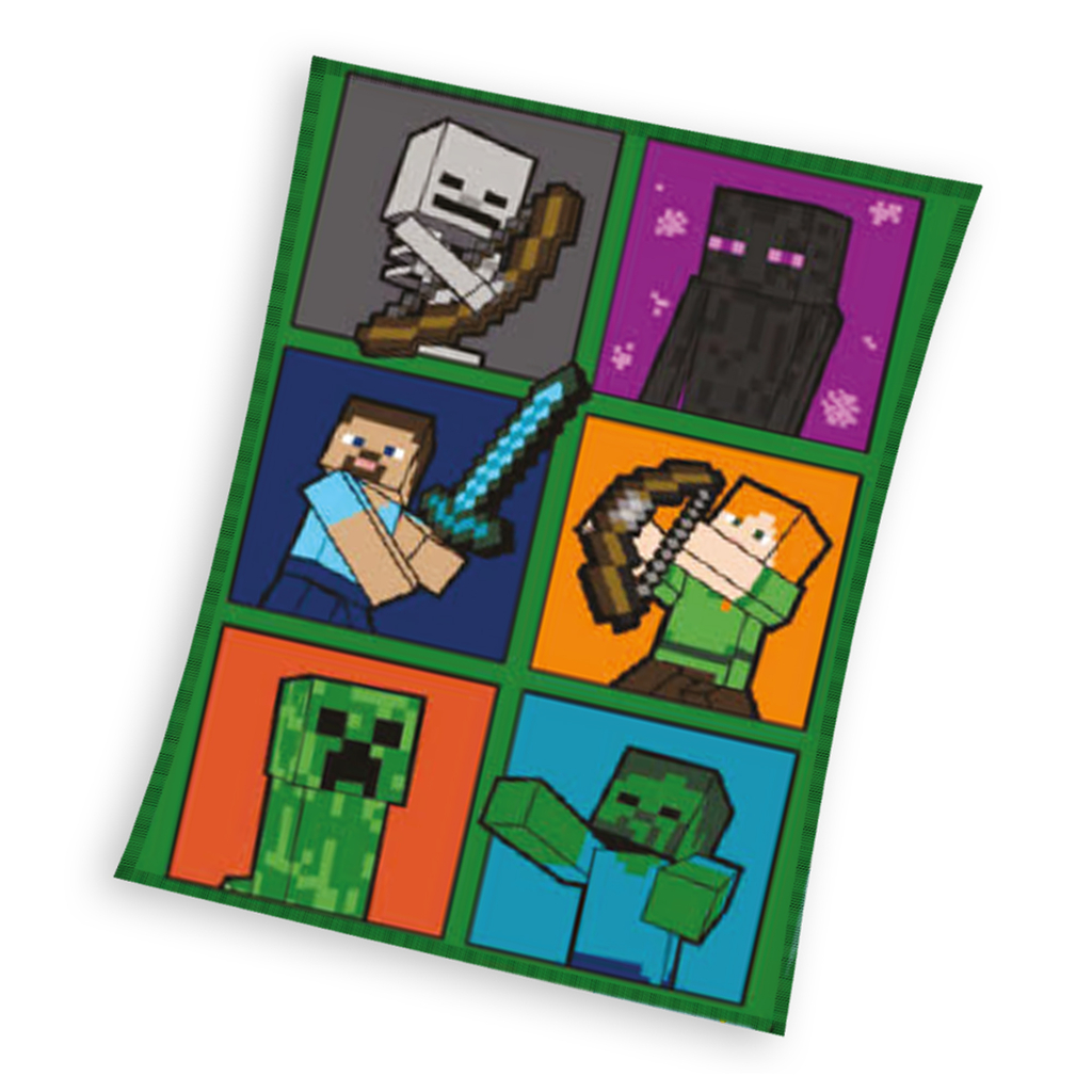 Fleecová deka MINECRAFT 150x200 cm