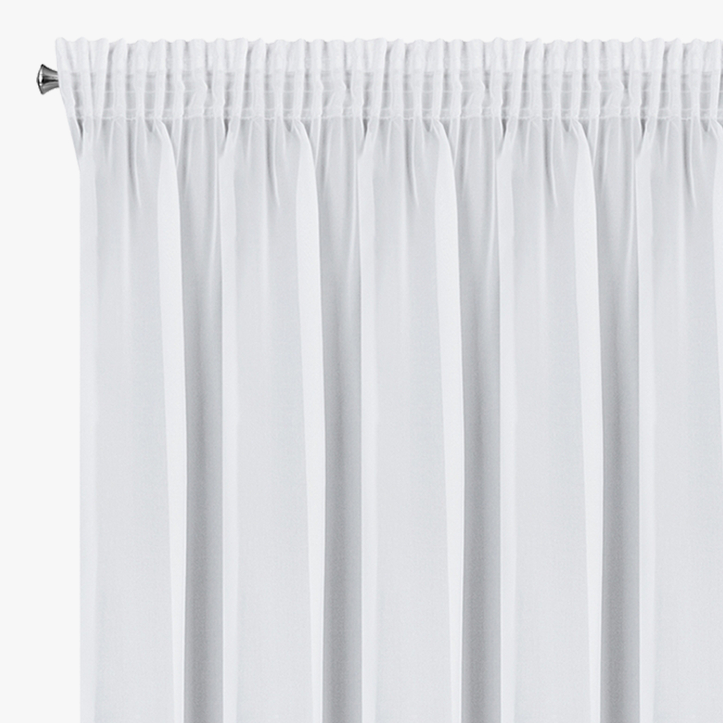 Záclona ARLETA na páske biela 135x270 cm