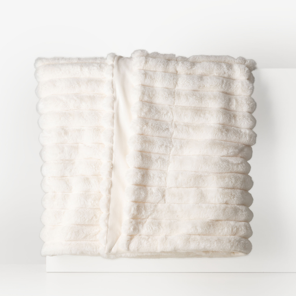 Krémová deka CORDOVA 180x200 cm