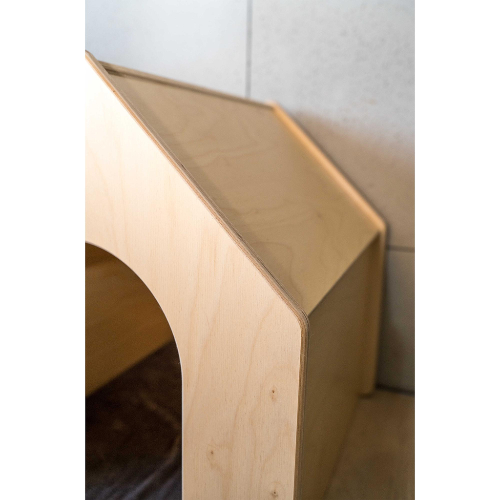 Drevený domček pre psa s matracom DORA L