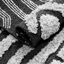 Bavlnený koberec SANTE so strapcami, biely 50x80 cm
