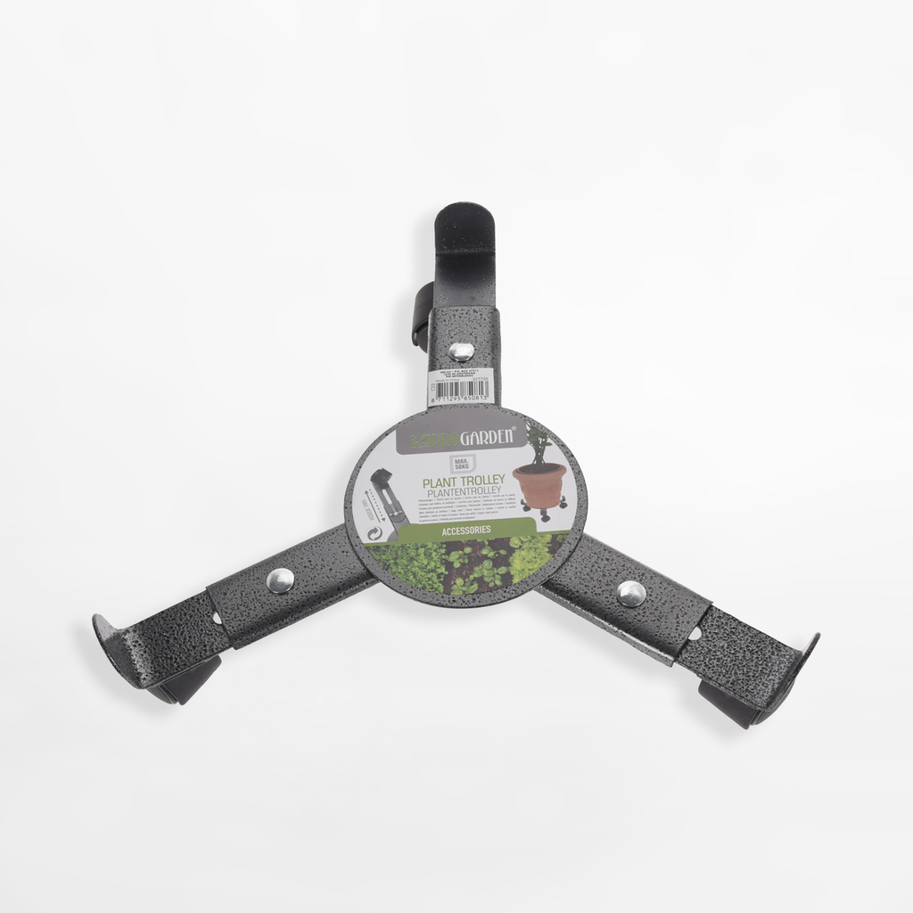 Stojan na kvetináč na kolieskach