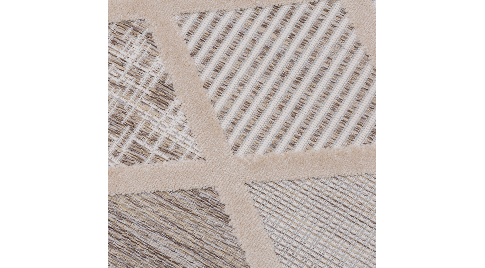 Vonkajší koberec BOLONIA s kosoštvorcovým vzorom 160x220 cm