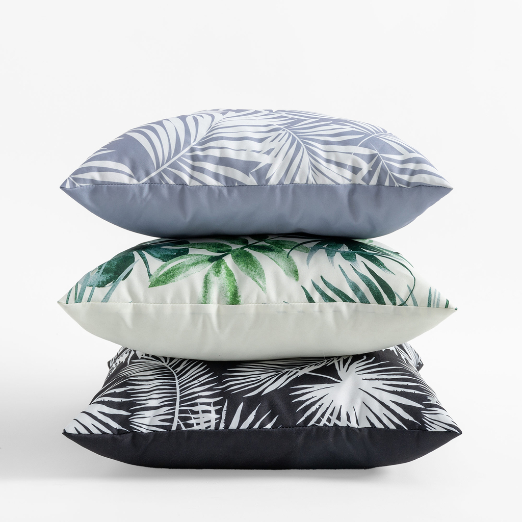 Dekoračný vankúš biely SAMBA, 45x45 cm