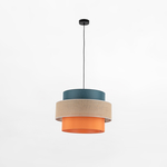 Závesné svietidlo s farebným tienidlom TRIO JUTA