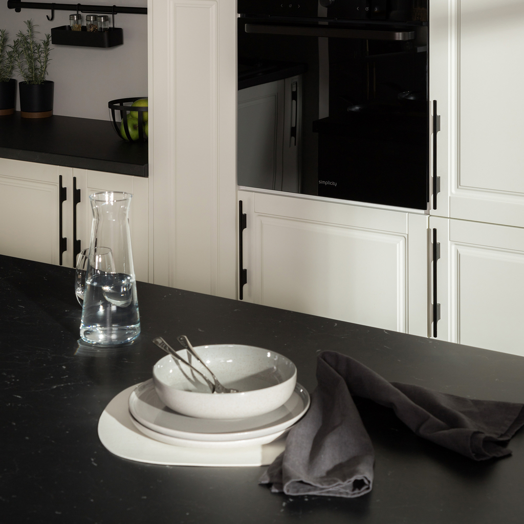 Hlboký tanier GRANITE sivý porcelán Bogucice 22 cm