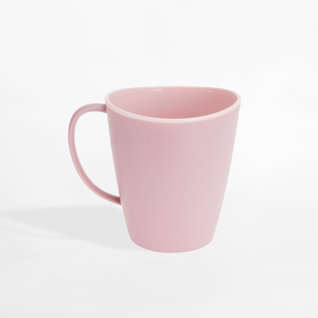 Plastový hrnček s rukoväťou 350 ml MIX