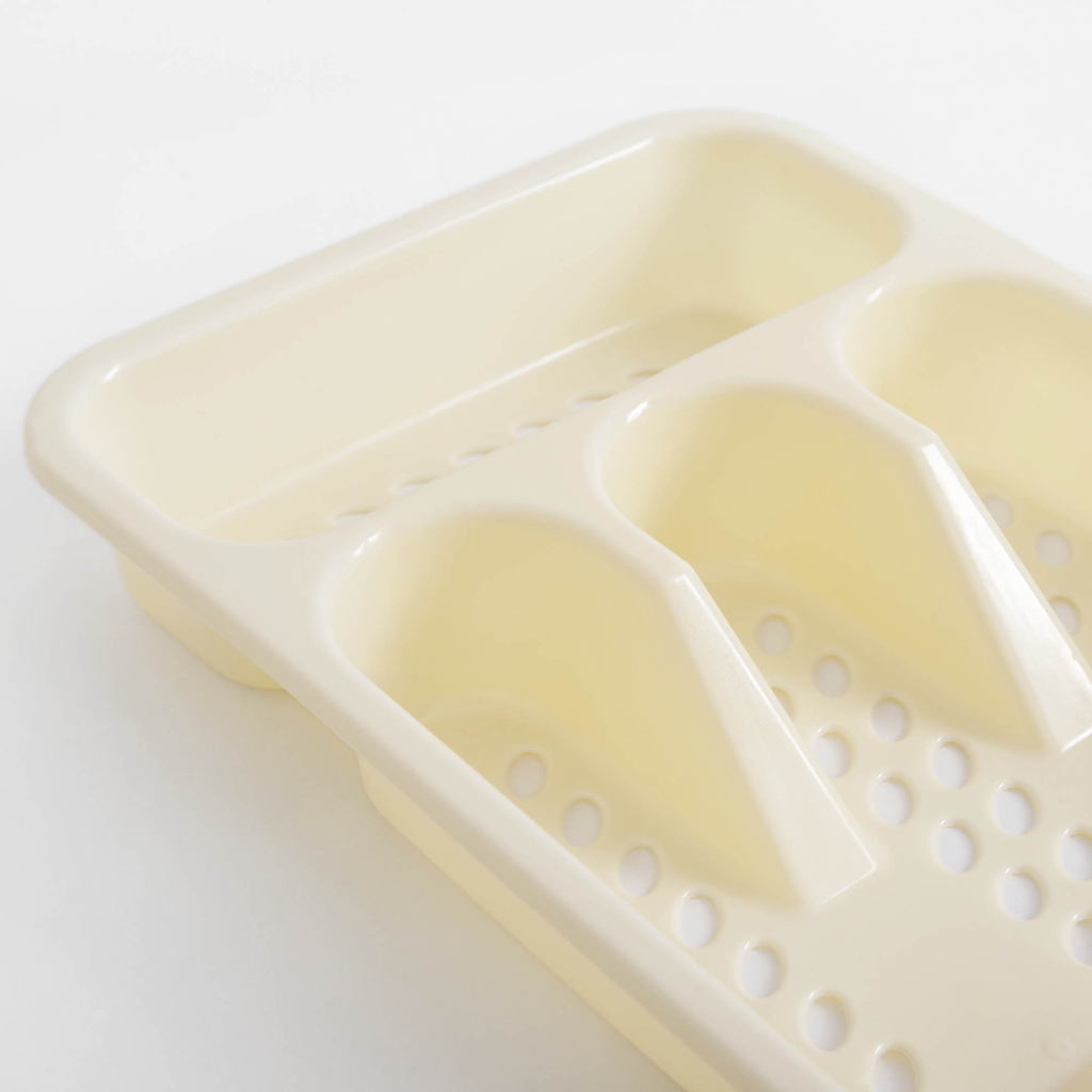 Súprava príborov v krémovej farbe LORTIS 24-dielna