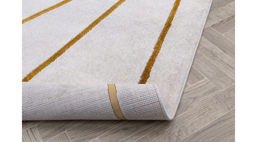 Moderný koberec so zlatým vzorom BELLAGIO 200 x 300 cm