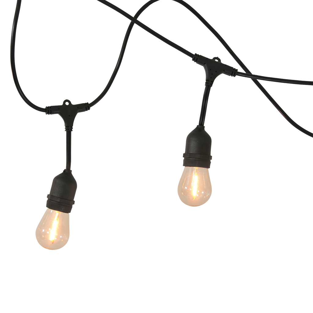 Vonkajšia svetelná reťaz PARTY iP44 5,6 m filament