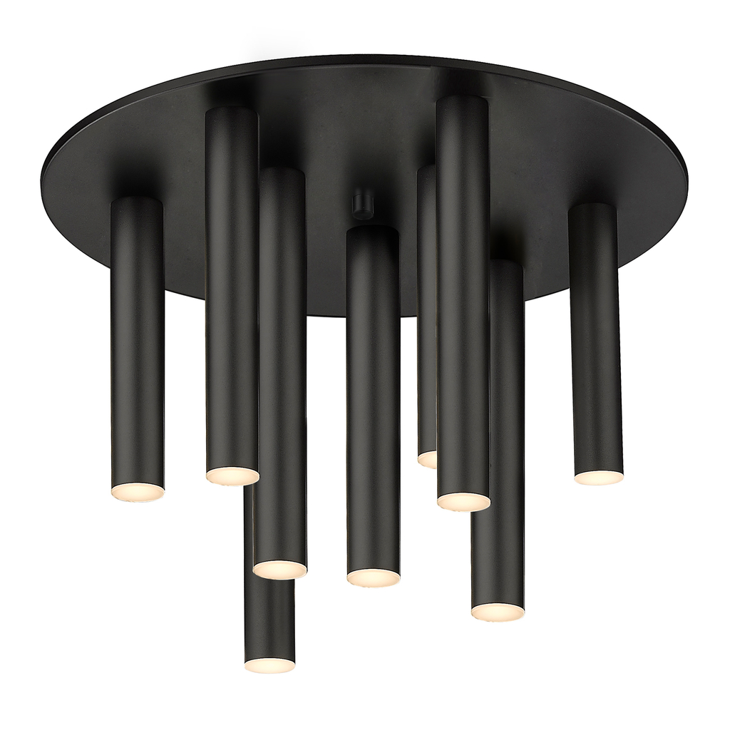 Stropné svietidlo LED 9-bodové čierne LOYA
